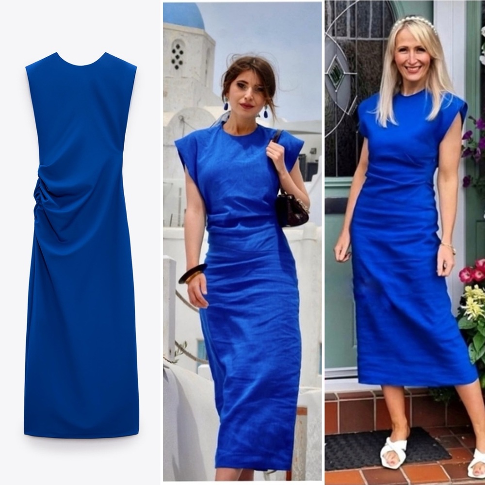 ZARA Bloggers Fav Linen Dress - Price Firm